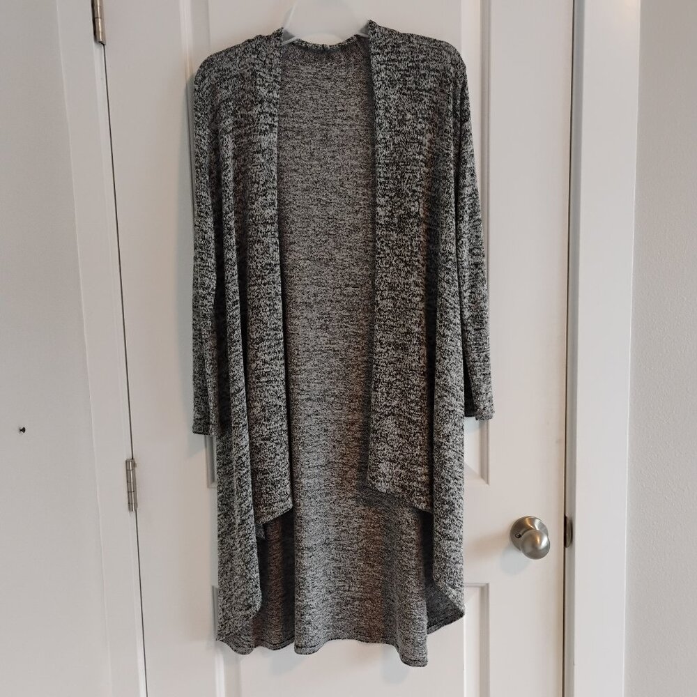 Marled Open Front Cardigan Women's Size L